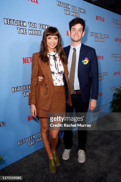 Lauren Lapkus and Mike Castle attend Netflix's special screening of "Between Two Ferns: The Movie" on September 16, 2019 in Los Angeles, California.