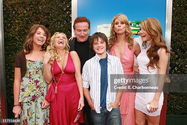 Chloe Sonnenfeld, Kristin Chenoweth, Robin Williams, Josh Hutcherson, Cheryl Hines and Joanna "JoJo" Levesque