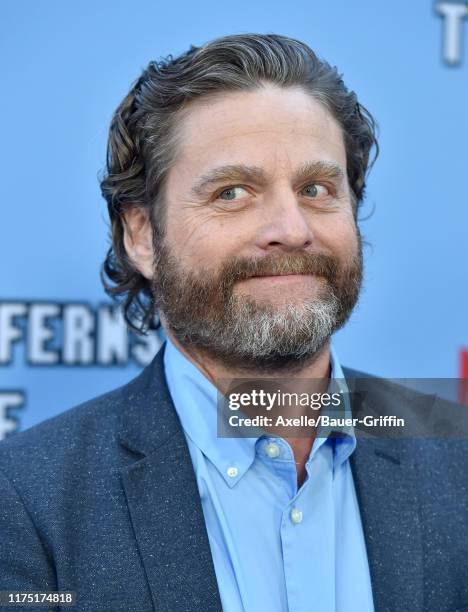 Zach Galifianakis attends the LA Premiere of Netflix's "Between Two Ferns: The Movie" at ArcLight Hollywood on September 16, 2019 in Hollywood,...