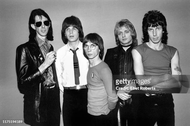 'The Cars' at Musikladen in Bremen, Germany on November 13, 1978. : Ric Ocasek, Elliot Easton, Greg Hawkes, Ben Orr, David Robinson.