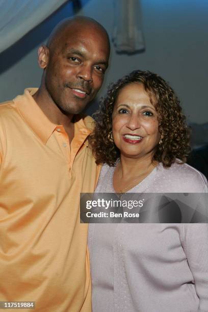 Radio One staff member and Cathy Hughes, founder of Radio One