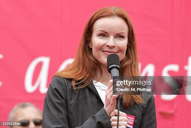 Marcia Cross during The 13th Annual Revlon Run/Walk For Women Los Angeles - May 13, 2006 at Los Angeles Memorial Coliseum in Los Angeles, California,...