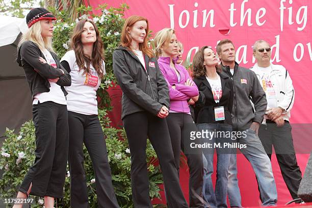 Kate Bosworth, Julianne Moore, Marcia Cross, Felicity Huffman, Lilly Tartikoff, Co-Founder of The Revlon Run/Walk and the Revlon/UCLA Women's Cancer...