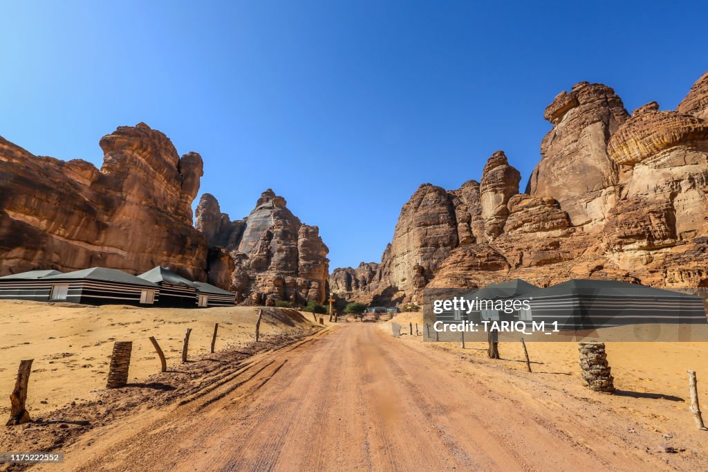 Desert camp, Al-Ula, Medina, Saudi Arabia