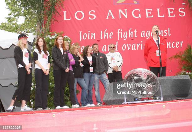 Kate Bosworth, Julianne Moore, Marcia Cross, Felicity Huffman, Lisa Paulsen, Co-Founder of the Revlon Run/Walk, President and CEO of Entertainment...