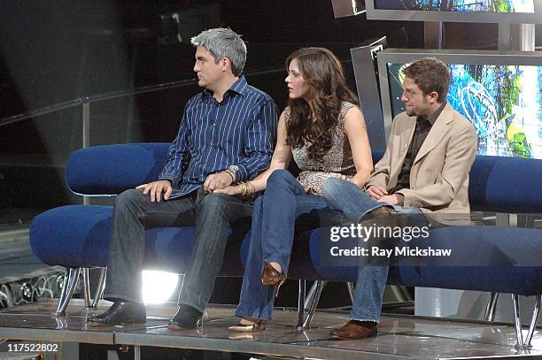 "American Idol" Season 5 - Top 3 Finalists, Taylor Hicks from Birmingham, Alabama, Katharine McPhee from Sherman Oaks, California, and Elliott Yamin...