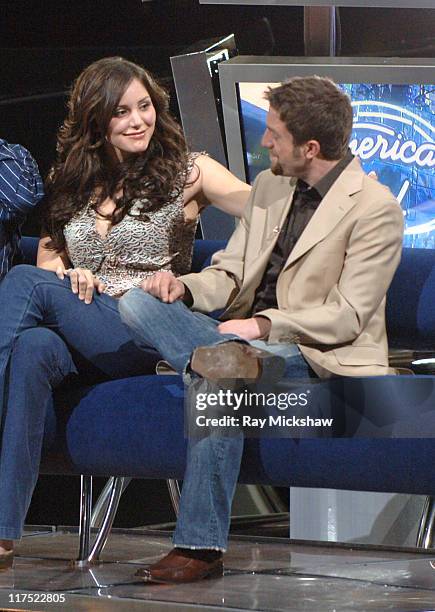 "American Idol" Season 5 - Top 3 Finalists, Katharine McPhee from Sherman Oaks, California and Elliott Yamin from Richmond, Virginia *EXCLUSIVE*