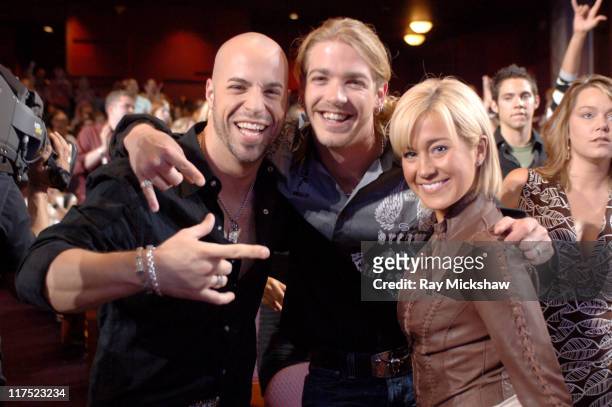 "American Idol" Season 5 - Top 4 Finalist, Chris Daughtry from McLeansville, North Carolina, Top 8 Finalist, Bucky Covington from Rockingham, North...