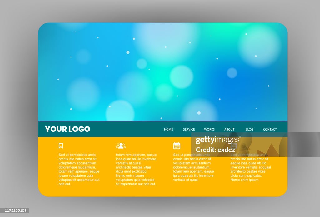 Webpage Design In Vector High-Res Vector Graphic - Getty Images