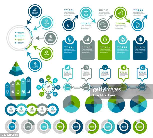 bildbanksillustrationer, clip art samt tecknat material och ikoner med infographic-element - number 6