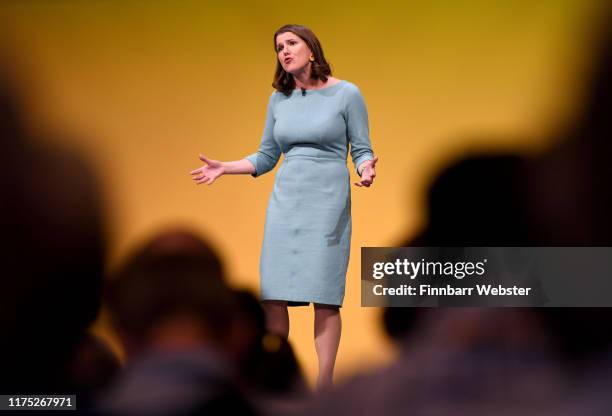Liberal Democrat leader, Jo Swinson delivers her first keynote speech at the Liberal Democrat Party Conference at the Bournemouth International...