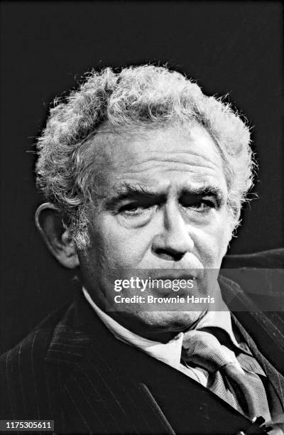American novelist and journalist Norman Mailer, New York, New York, January 1, 1978.