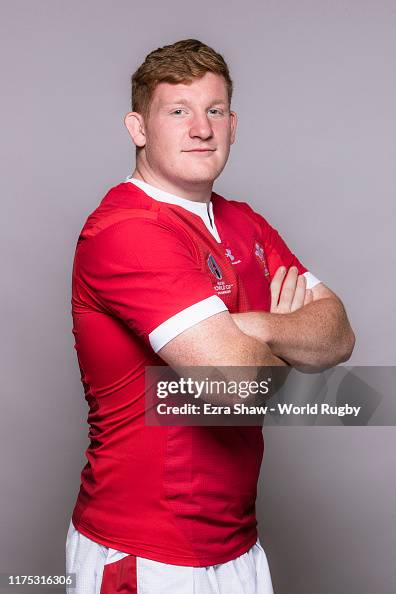 Carre Rugby Rhys Carre of Wales poses for a portrait during the Wales Rugby World ...
