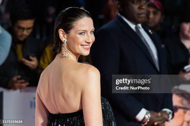 Caitriona Balfe attends the UK film premiere of 'Le Mans '66' at Odeon Luxe, Leicester Square during the 63rd BFI London Film Festival on 10 October,...