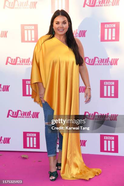 Scarlett Moffatt attends the Ru Paul's Drag Race UK Launch on September 17, 2019 in London, England.