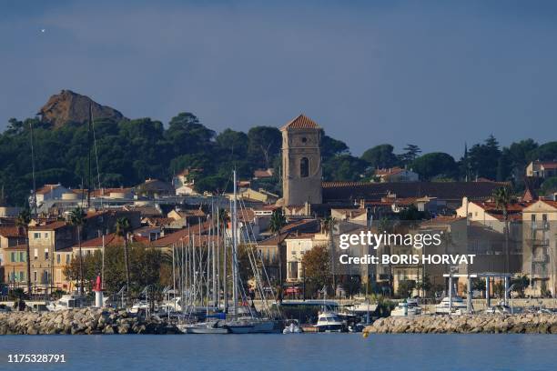 Picture taken on October 11, 2019 shows a view of La Ciotat, southern France.