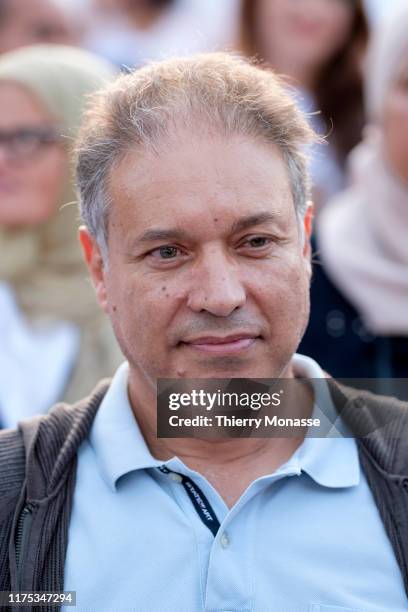 Tunisian Members of Assembly of the Representatives of the People, Mourad Hamzaoui waits for the presidential candidate, Media mogul Nabil Karoui...