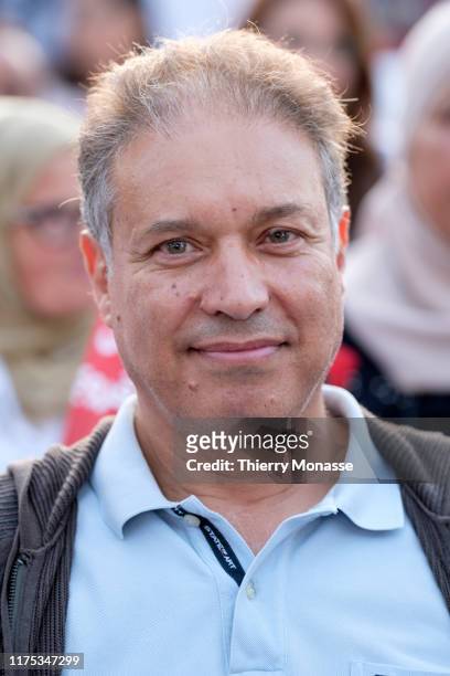 Tunisian Members of Assembly of the Representatives of the People, Mourad Hamzaoui waits for the presidential candidate, Media mogul Nabil Karoui...