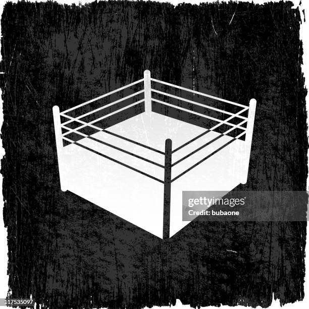 boxing ring royalty free vector background - free fight 幅插畫檔、美工圖案、卡通及圖標