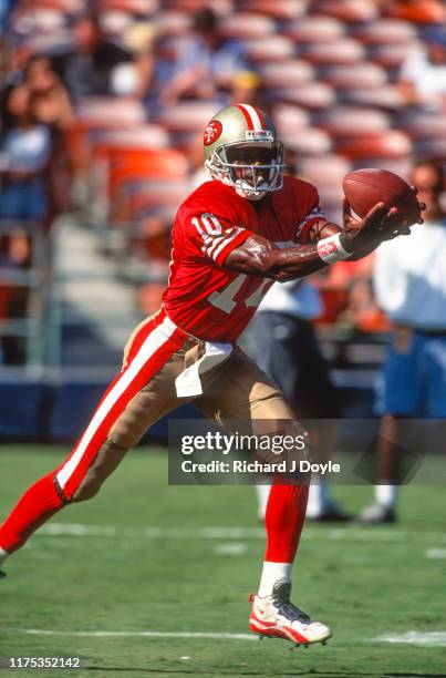 San Francisco 49ers 17 vs San Diego Chargers 6 at Jack Murphy Stadium in San Diego, California.