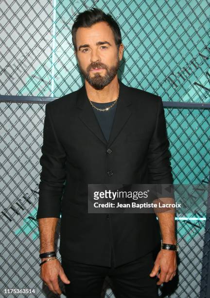 Justin Theroux attends the Tiffany & Co. Celebrates Launch of New Tiffany Men's Collections at the Hollywood Athletic Club on October 11, 2019 in Los...
