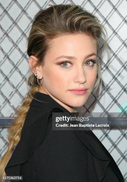 Lily Reinhart attends the Tiffany & Co. Celebrates Launch of New Tiffany Men's Collections at the Hollywood Athletic Club on October 11, 2019 in Los...