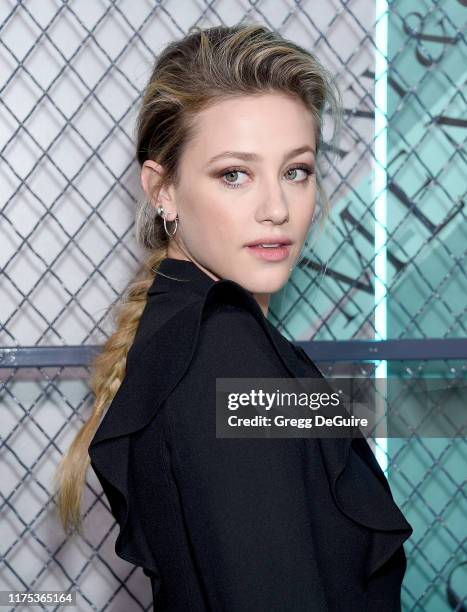 Lili Reinhart attends Tiffany & Co. Launch of the new Tiffany Men's Collections at Hollywood Athletic Club on October 11, 2019 in Hollywood,...