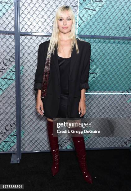 Marta Pozzan attends Tiffany & Co. Launch of the new Tiffany Men's Collections at Hollywood Athletic Club on October 11, 2019 in Hollywood,...