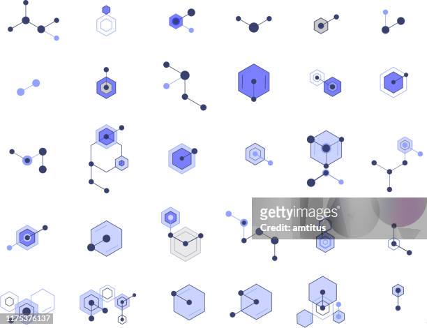 bildbanksillustrationer, clip art samt tecknat material och ikoner med vetenskapliga konstruktionselement - structure molecule