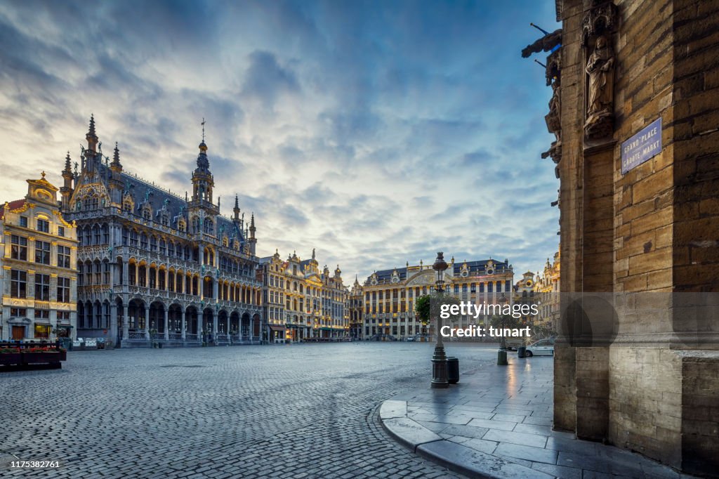 Piazza della Grande Piazza a Bruxelles, Belgio