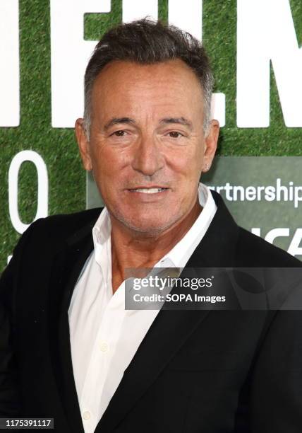 Bruce Springsteen attends the "Western Stars" European Premiere during the 63rd BFI London Film Festival at the Embankment Gardens Cinema in London.