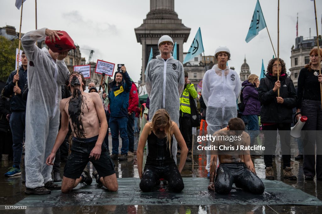 Extinction Rebellion Climate Change Action In London