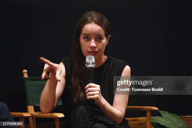 Anna Popplewell attends the Private Screening and Q&A of "You Are Here" at the Chaplin Theater at Raleigh Studios on September 17, 2019 in Hollywood,...