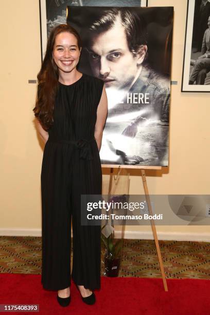 Anna Popplewell attends the Private Screening and Q&A of "You Are Here" at the Chaplin Theater at Raleigh Studios on September 17, 2019 in Hollywood,...