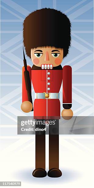 coldstream nutcracker - coldstream guards stock illustrations