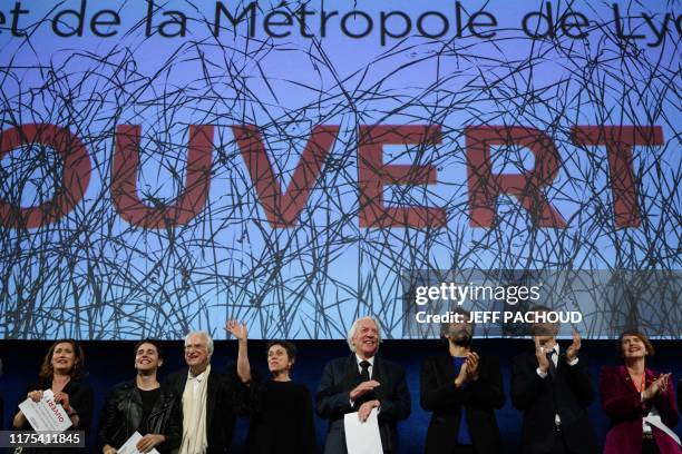 Actor Donald Sutherland , French actor Vincent Elbaz , French actor Lambert Wilson , US actress Frances McDormand , French film director Bertrand...