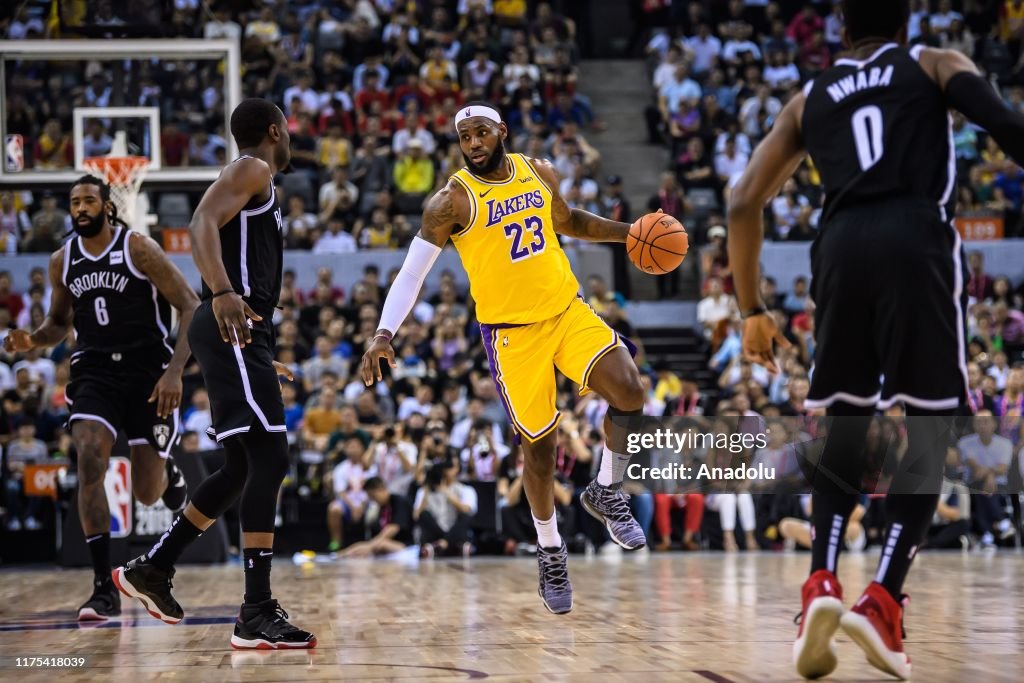 2019 NBA Global Games Preseason: Los Angeles Lakers vs Nets