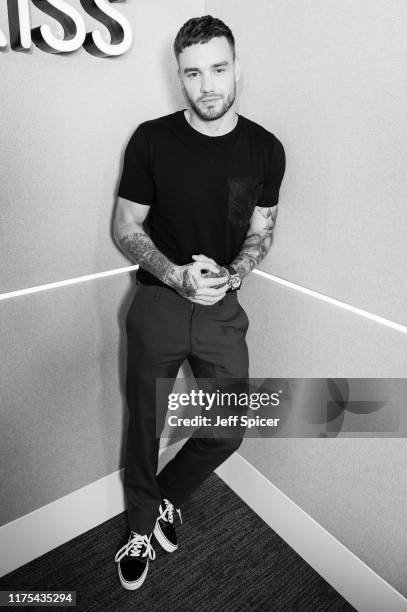 Liam Payne visits the Kiss FM Studio's on September 03, 2019 in London, England.