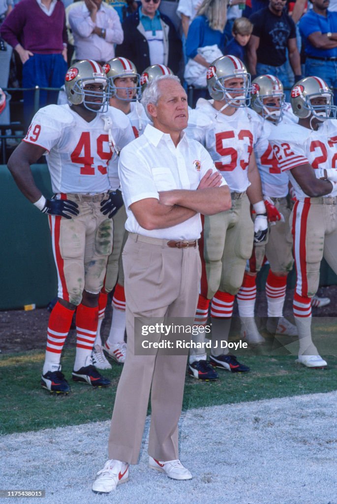 NFL San Francisco 49ers - Head Coach Bill Walsh.