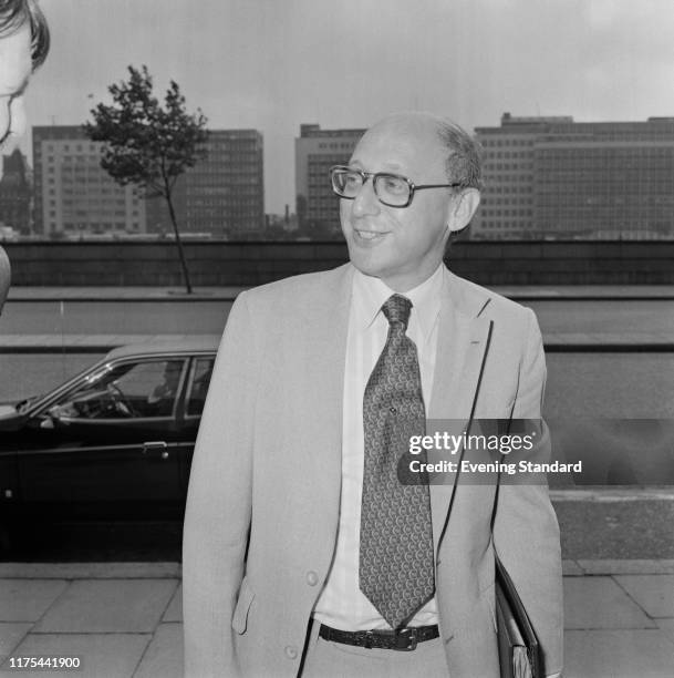 British Labour politician Gerald Kaufman , UK, 15th October 1976.