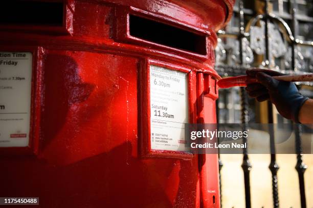 Post Box Red Colour Code 17 Pillar Box Stock Photos, High-Res Pictures, and Images - Getty Images