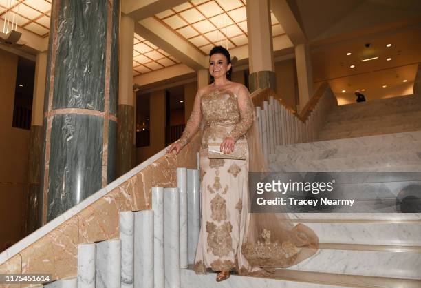 Senator Jacqui Lambie attends the annual press gallery Midwinter Ball at Parliament House on September 18, 2019 in Canberra, Australia.