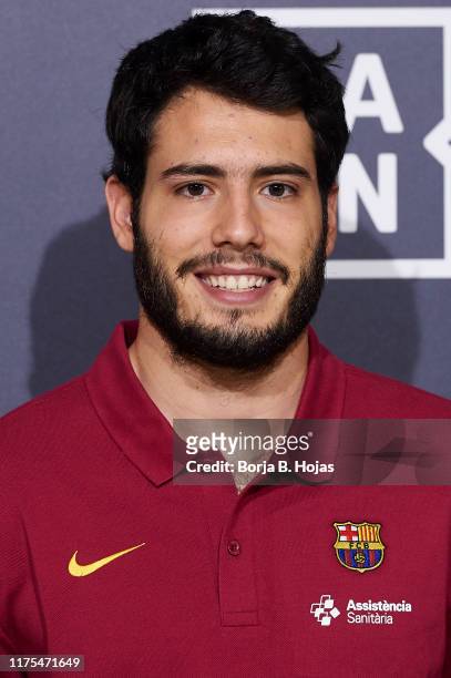 Barcelona player Alex Abrines during the presentation of Euroleague 2019/2019 for DAZN on September 18, 2019 in Madrid, Spain.