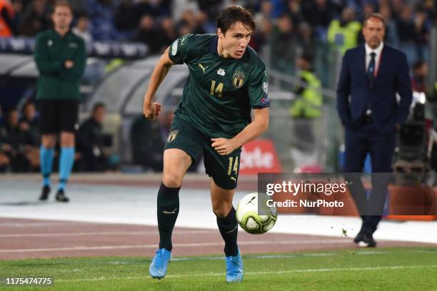 Chiesa of Italia during the European Qualifiers match between Italia and Grecia at Stadio Olimpico on october 12, 2019 in Roma Italy.