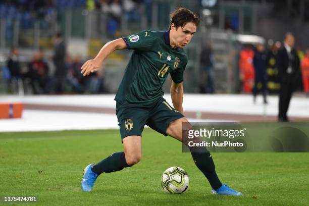 Chiesa of Italia during the European Qualifiers match between Italia and Grecia at Stadio Olimpico on october 12, 2019 in Roma Italy.
