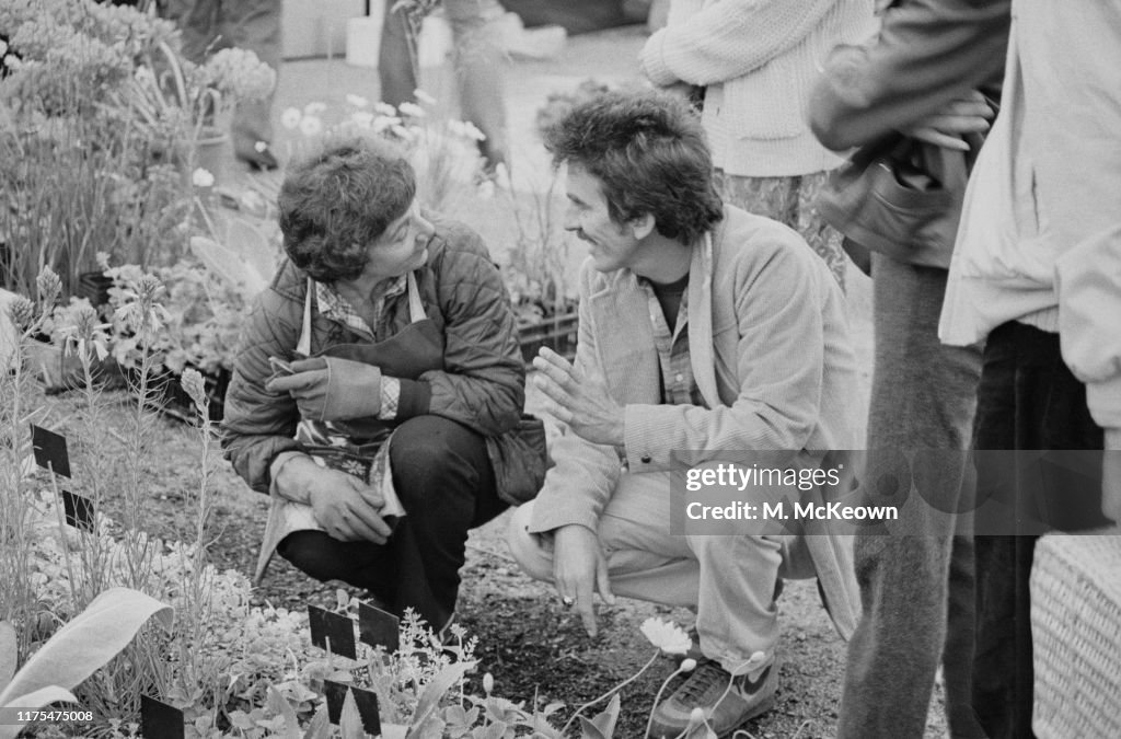 George Harrison at the Chelsea Flower Show