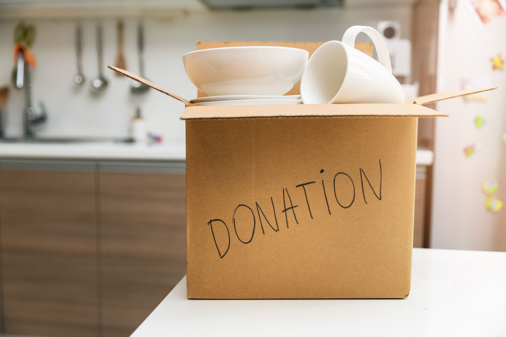 donating kitchen materials