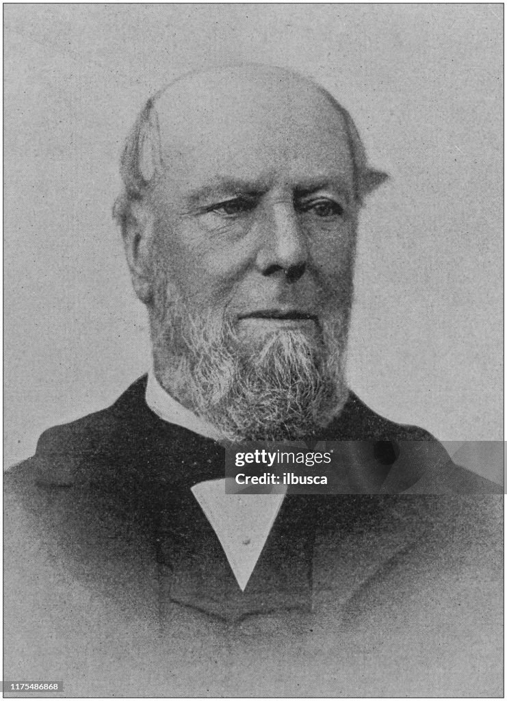 Antique portrait of famous men: Earl of Kimberley