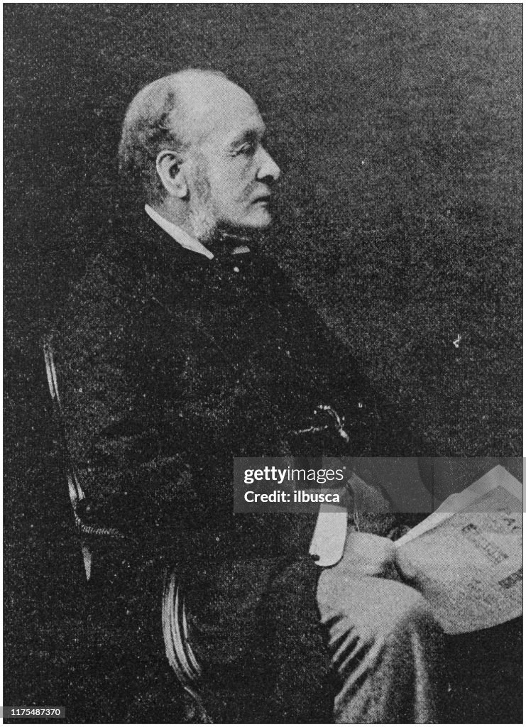 Antique portrait of famous men: Earl of Cranbrook