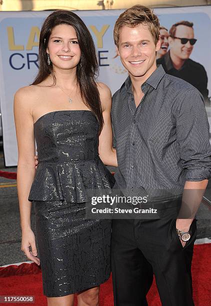 Reese Lasher and Michael Nardelli attends the "Larry Crowne" Los Anglees Premiere at Grauman's Chinese Theatre on June 27, 2011 in Hollywood,...